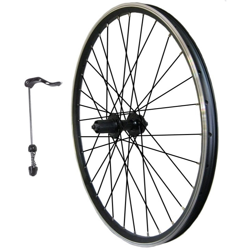 Rear 27.5" Disc Brake QR Alloy 8/9 Speed Cassette Wheel Black