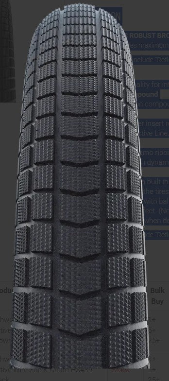 Schwalbe Tyre Big Ben 26 x 2.15 Active Wire Sbc K-Guard HS439 Brown-Reflex