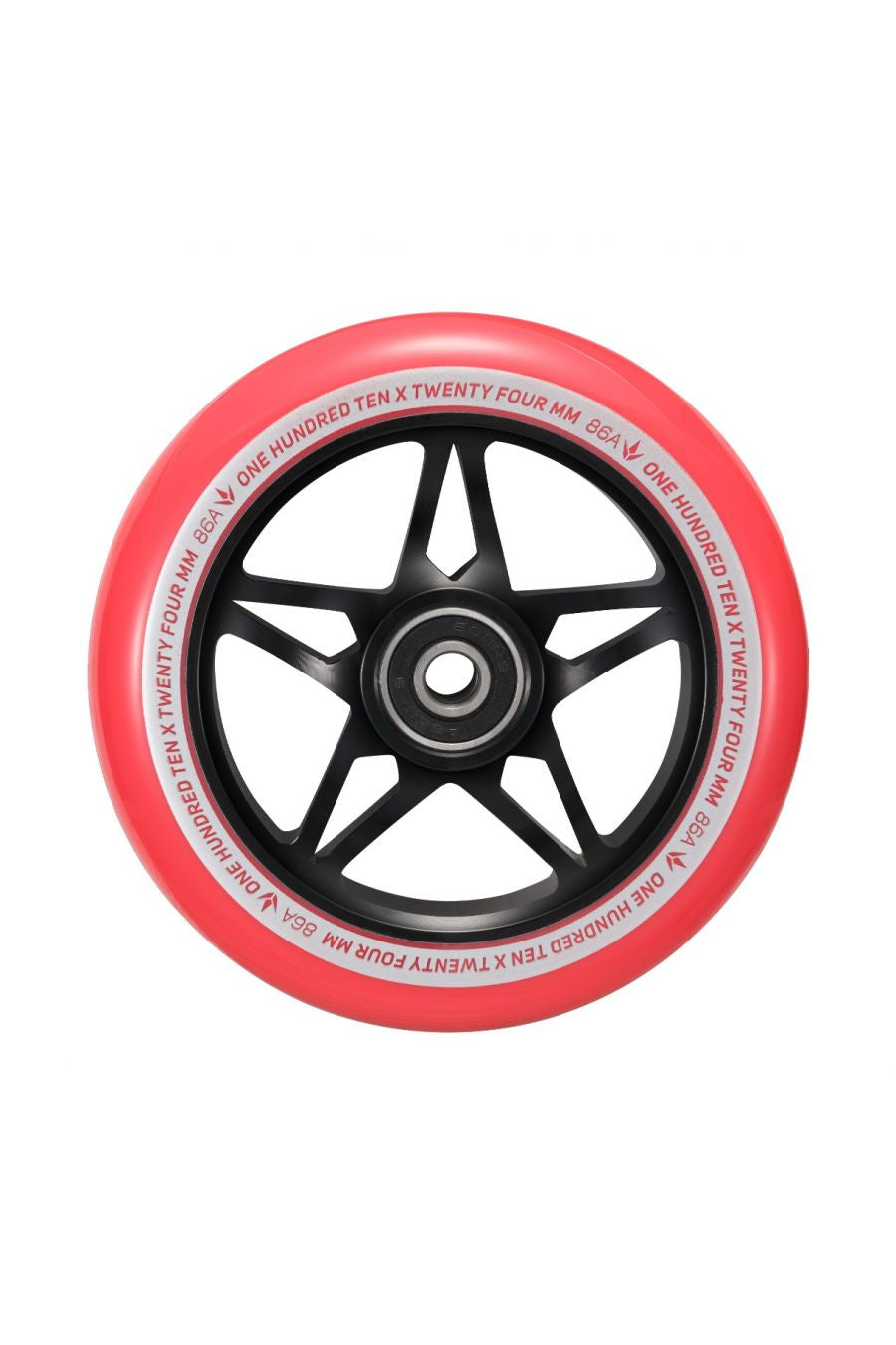 110MM S3 WHEEL - BLACK/RED - ENVY