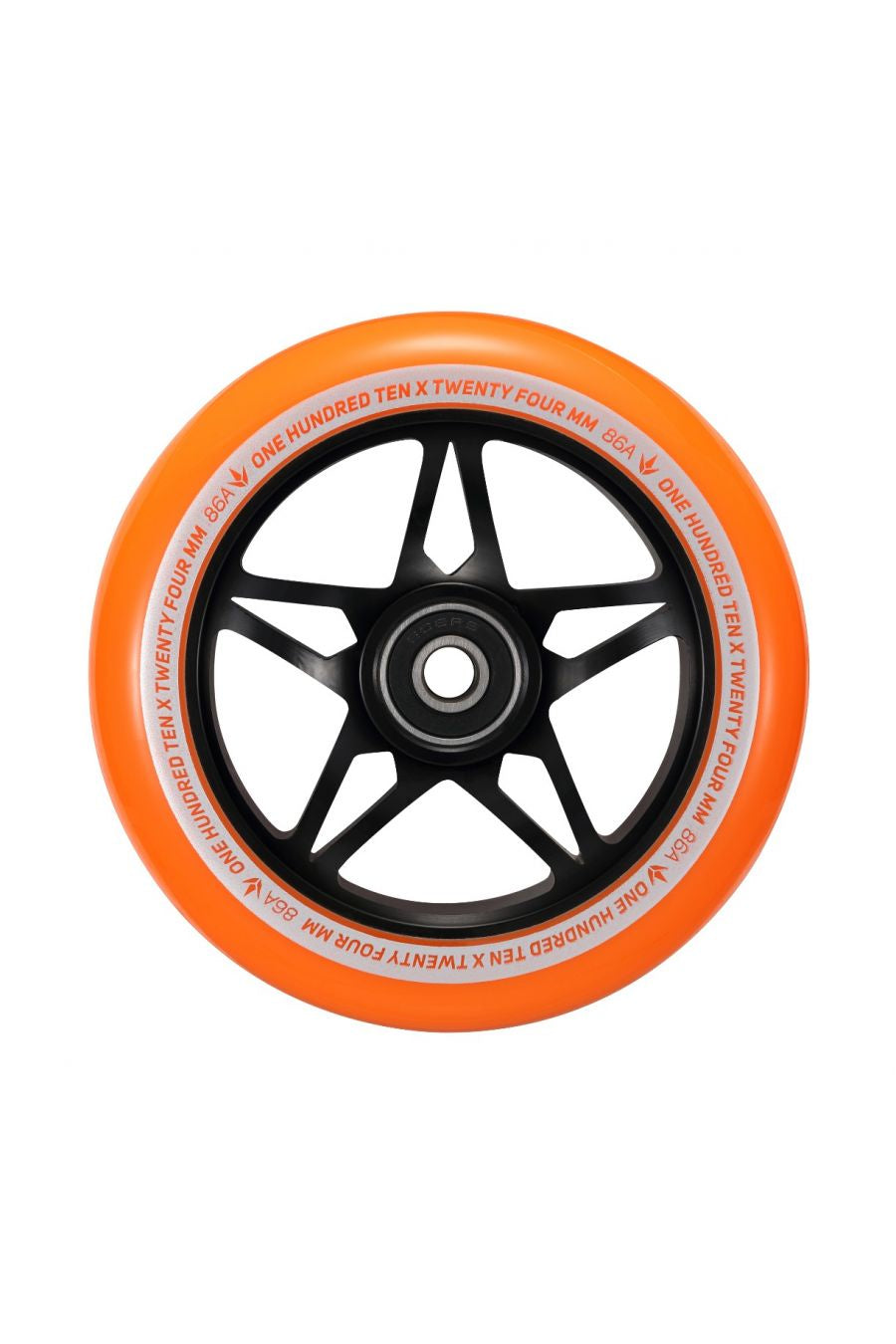 110MM S3 WHEEL - BLACK/ORANGE - ENVY