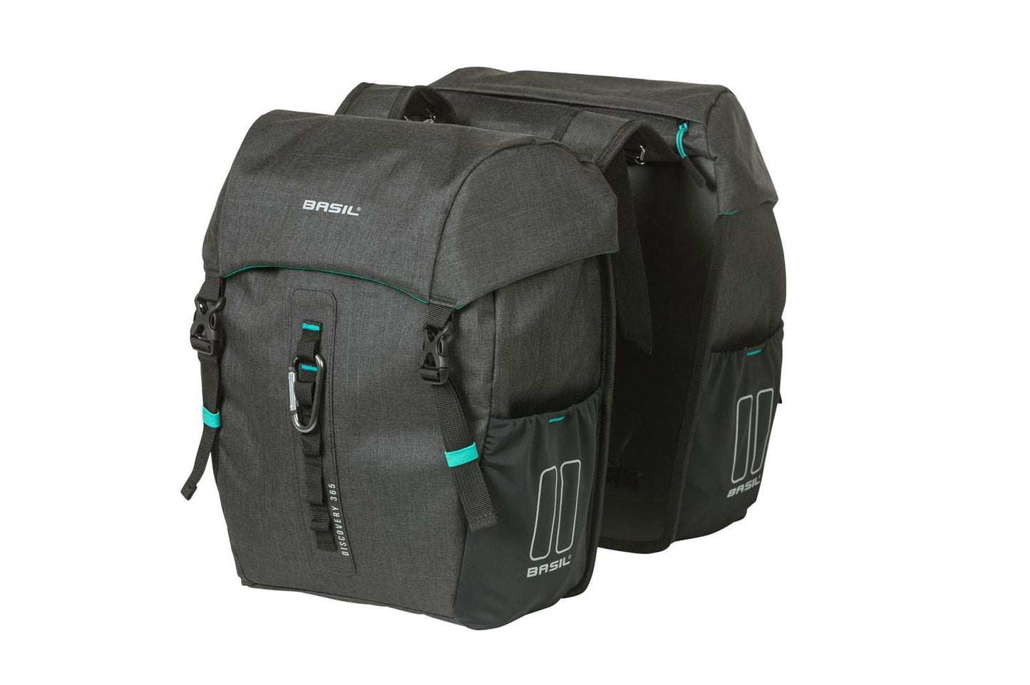 BASIL DISCOVERY 365D, DOUBLE BAG, 18L, BLACK