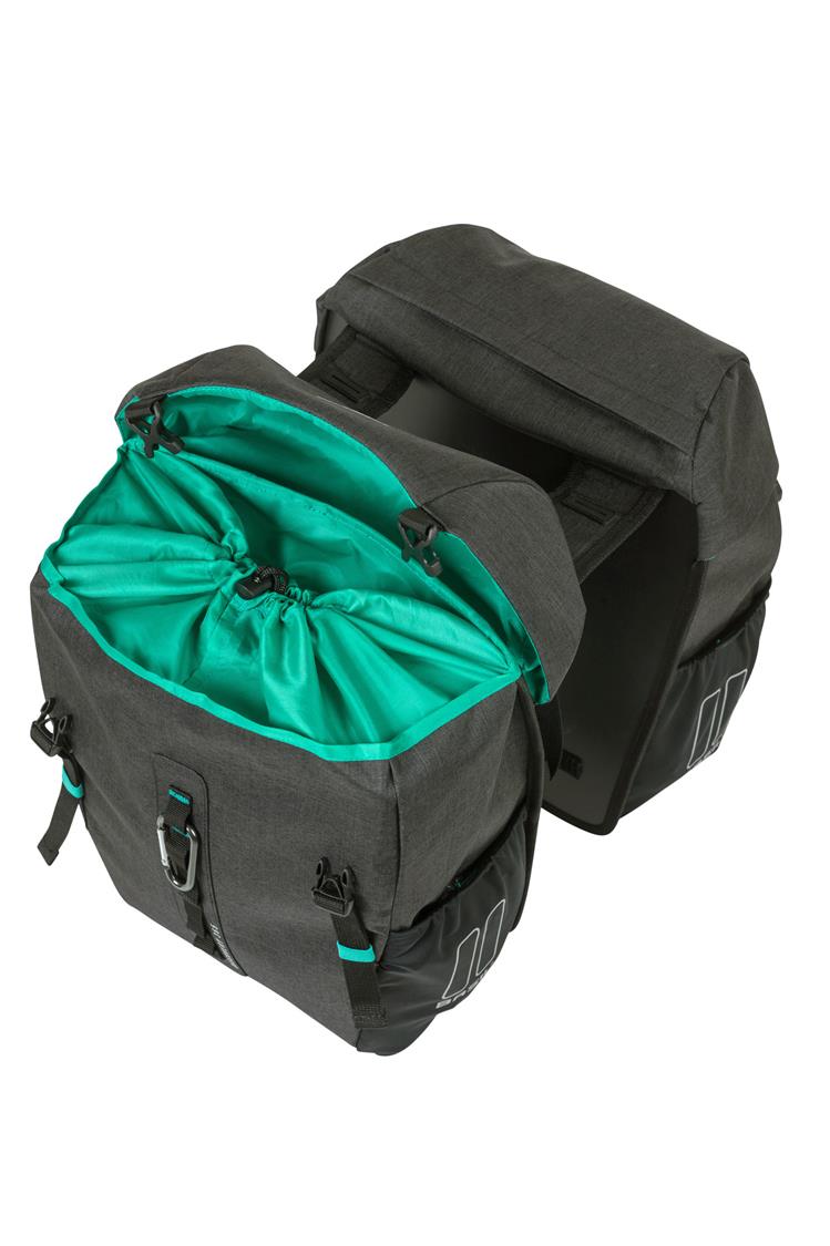 BASIL DISCOVERY 365D, DOUBLE BAG, 18L, BLACK