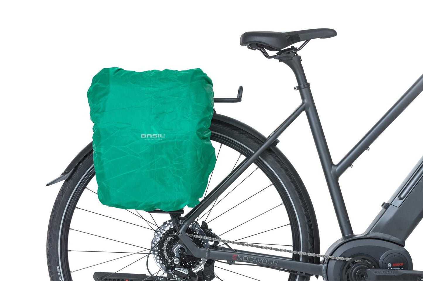 BASIL DISCOVERY 365D, SINGLE BAG, 9L, BLACK (INCLUDES RAIN COVER)