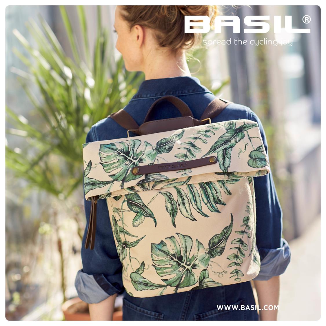 BASIL EVER-GREEN SINGLEBAG/DAYPACK, 14-19L, THYME GREEN