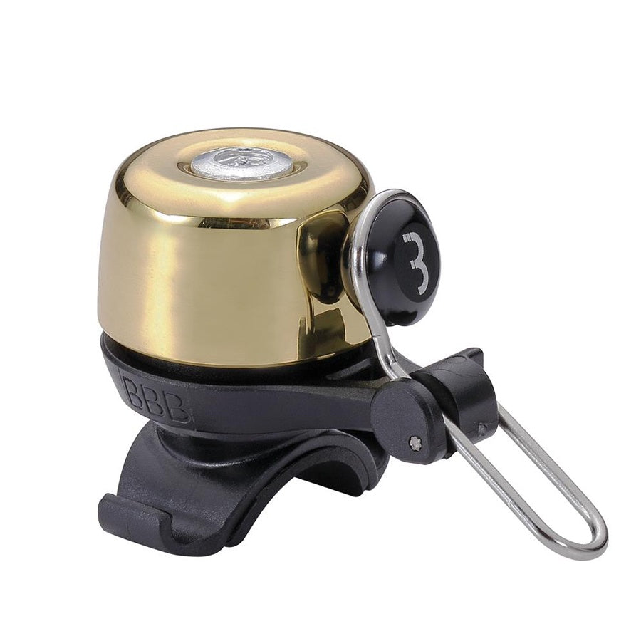 BBB BRASS BIKE BELL NOISY GLOSSY GOLD