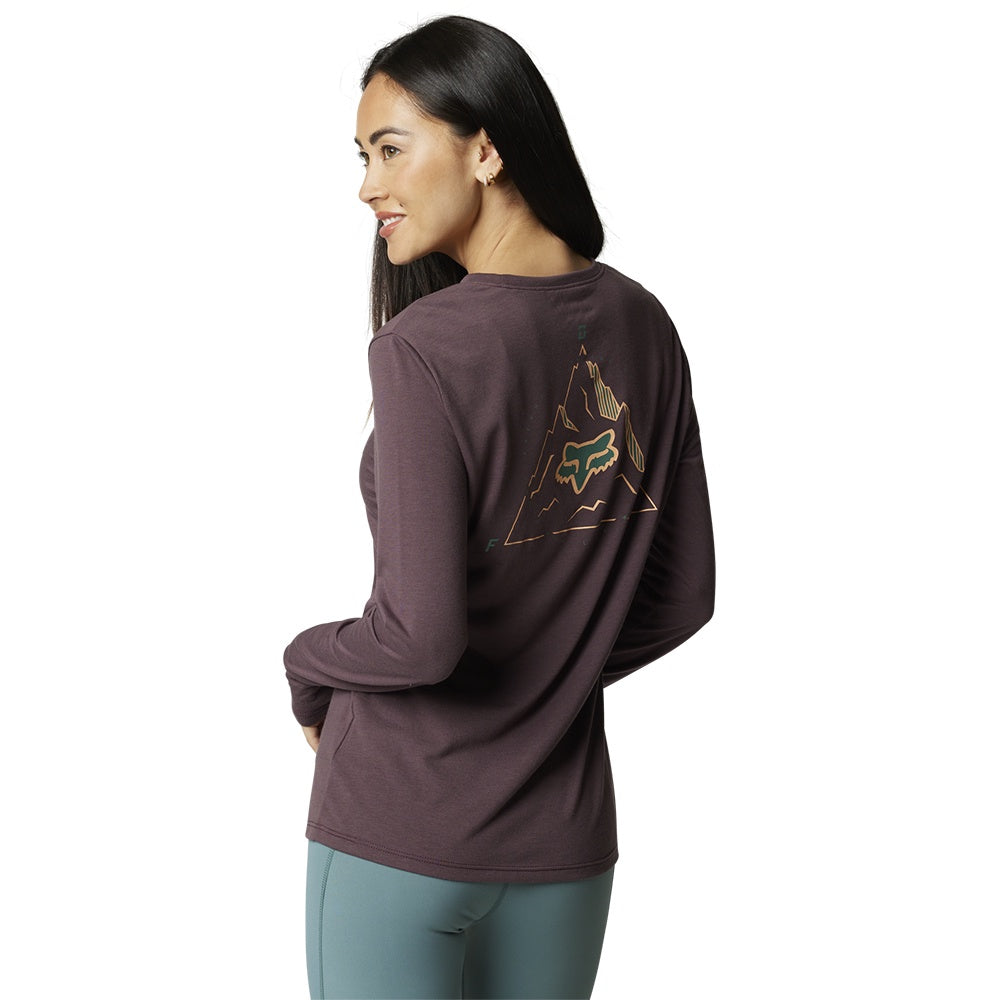 FOX WOMENS FINISHER LS TECH TEE