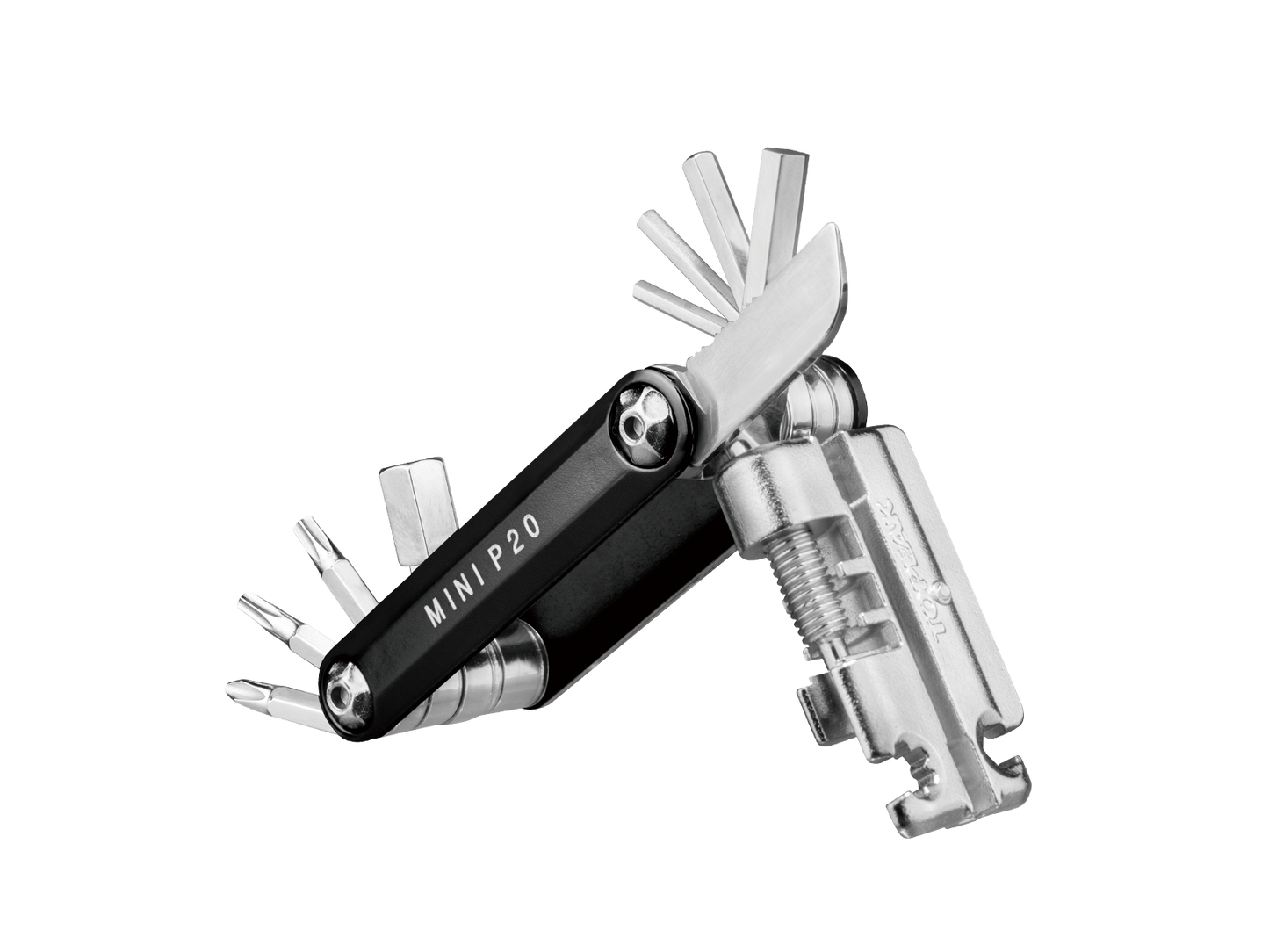 Topeak Multi Tool Mini P20 20 Functions w/Chainlink tool w/Bag Black