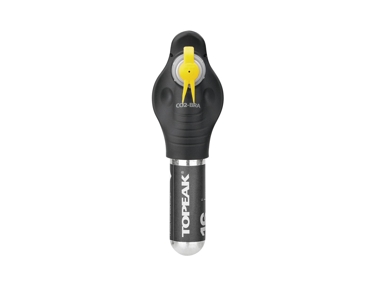 Topeak CO2 CO2-Bra CO2 Inflator + 1 x Threaded 16g CO2 Cartridge