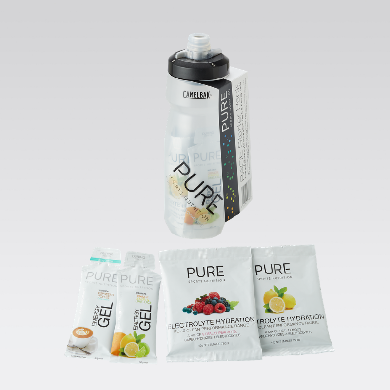PURE PREMIUM RACE STARTER KIT 710ML (INC 2x35g GELS AND 2x