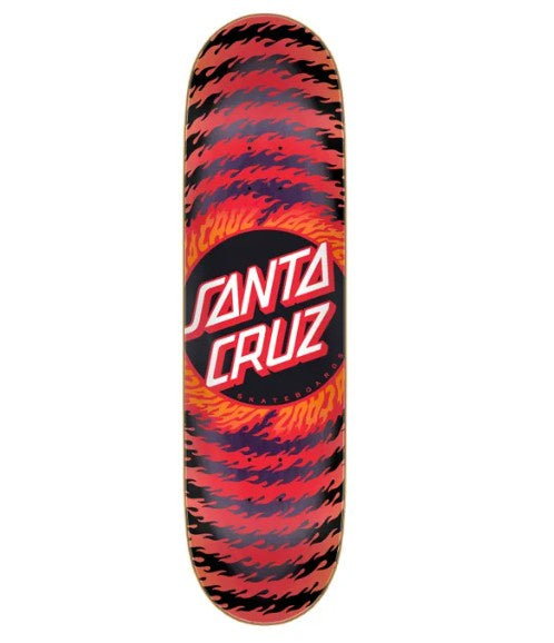 Skateboard Deck - FLAME RINGED DOT 7 PLY BIRCH 8.5x 32.2IN - Santa Cruz