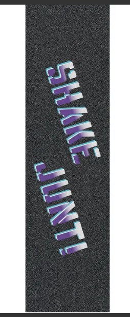 Grip Tape - SHAKE JUNT BIG SPRAY LOGO PURPLE FADE GRIP TAPE 9IN X 33IN BG/5 GRAPHIC - Mob Grips