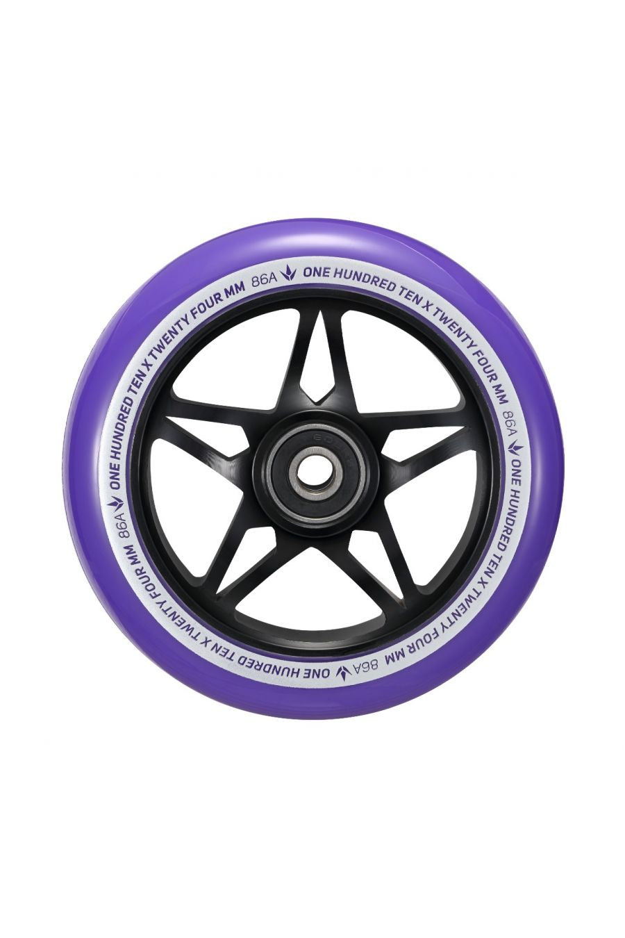 110MM S3 WHEEL - BLACK/PURPLE - ENVY