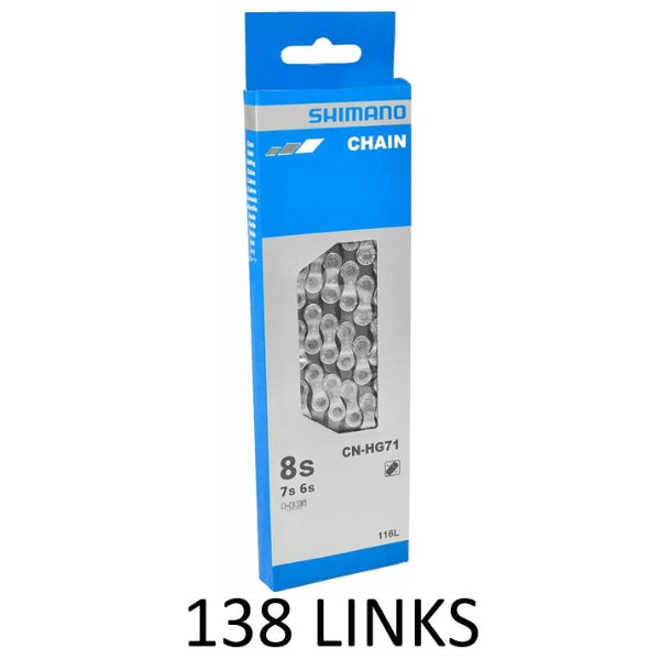 CN-HG71 CHAIN 6/7/8-SPEED HG LONGER LENGTH - 138 LINKS