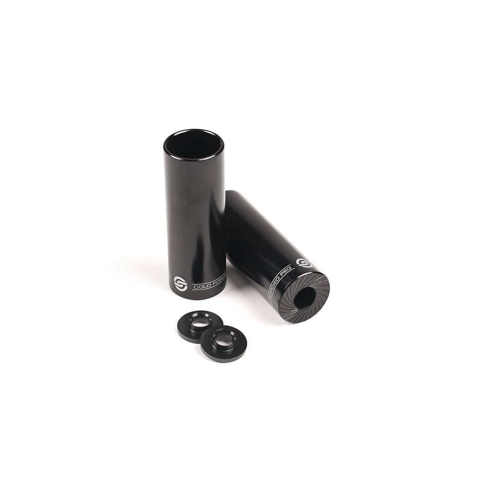 Salt AM BMX Pegs Black, pair with 10mm adaptor