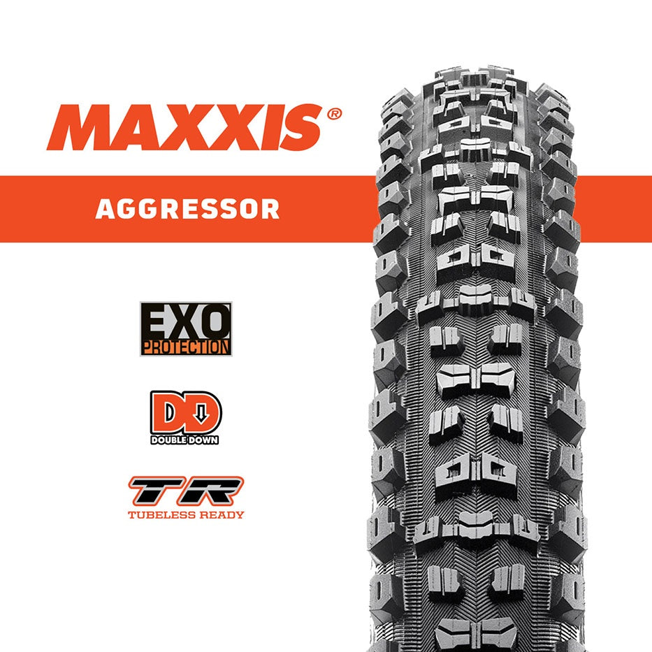 MAXXIS 29 x 2.50 WT AGGRESSOR EXO/TR 60TPI FOLDABLE