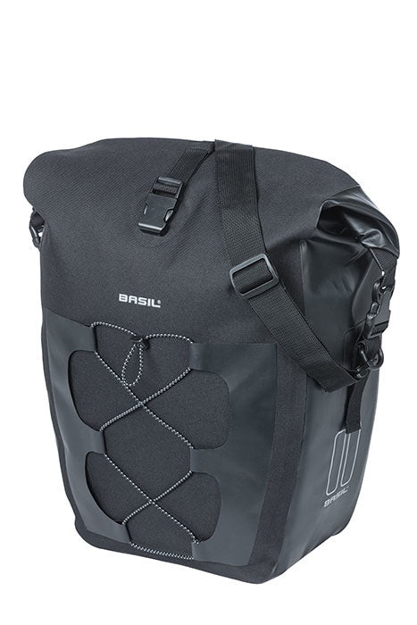 BASIL NAVIGATOR LARGE WATERPROOF SINGLE BAG , BLACK