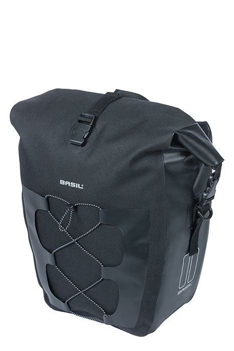 BASIL NAVIGATOR LARGE WATERPROOF SINGLE BAG , BLACK