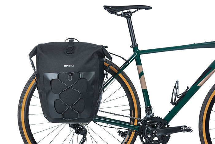 BASIL NAVIGATOR LARGE WATERPROOF SINGLE BAG , BLACK