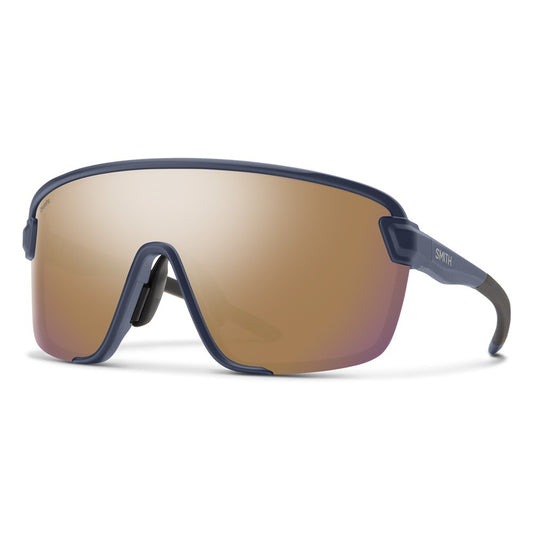 Smith Optics - Bobcat - Matte French Navy ChromaPop Rose Gold Mirror VLT 22% Sunglasses