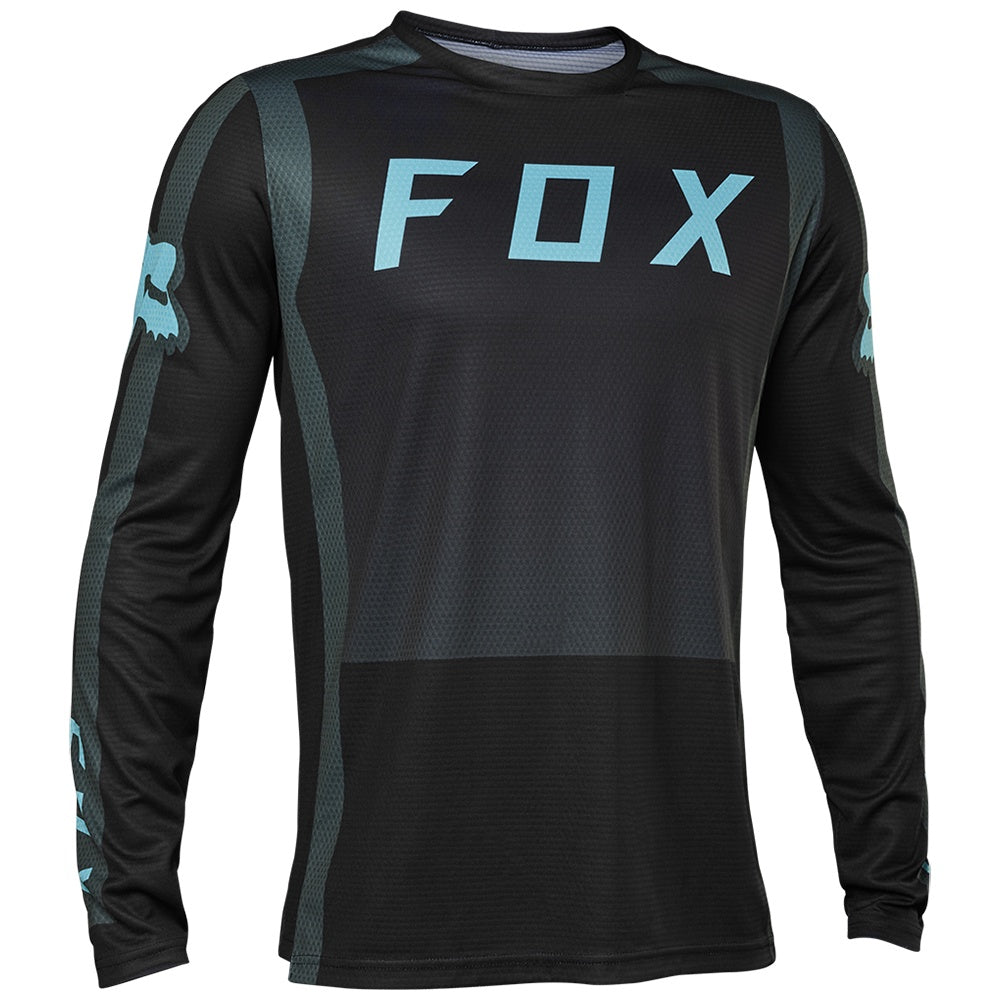 FOX YOUTH DEFEND LS RACE JERSEY [EMERALD]