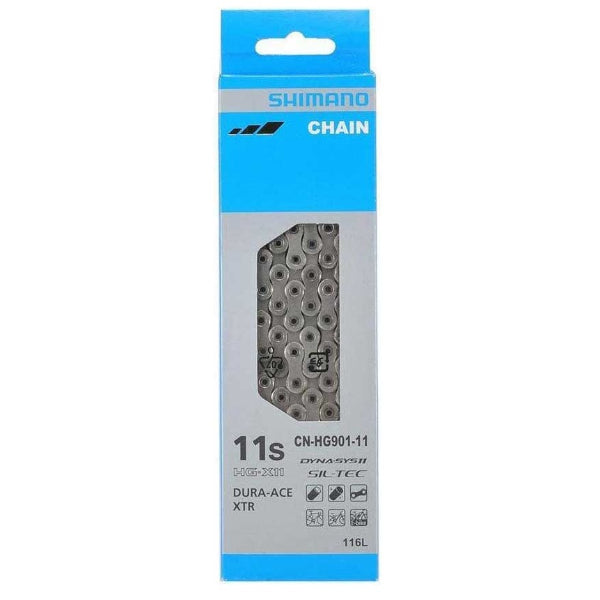 CN-HG901 CHAIN 11-SPEED ROAD/MTB SIL-TEC WITH QUICK LINK