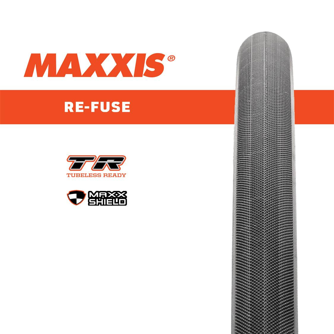 MAXXIS 700 x 32 REFUSE BLACK MAXXSHIELD/TR FOLDABLE